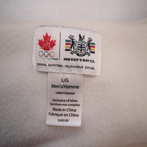 Hudson's Bay Co. Men's Size Large Official Outfitters 2010 Olympics 1/2 Zip - Picture 3 of 13